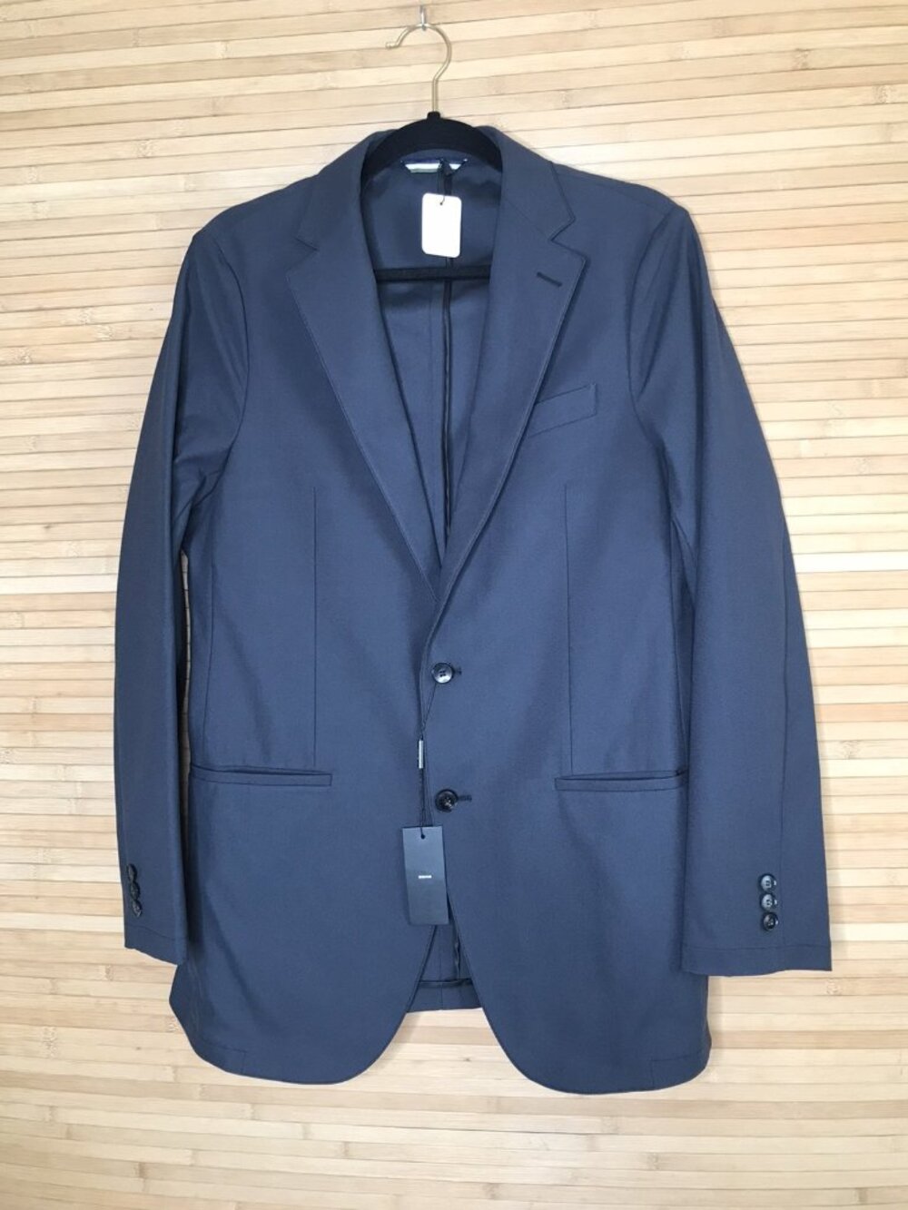 Sene Soho Flex Tech Sport Coat Unstructured Blazer Jacket Charcoal Custom 40 R